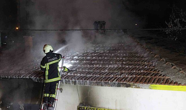 Kayseri'de müstakil evde çıkan yangın korkuttu