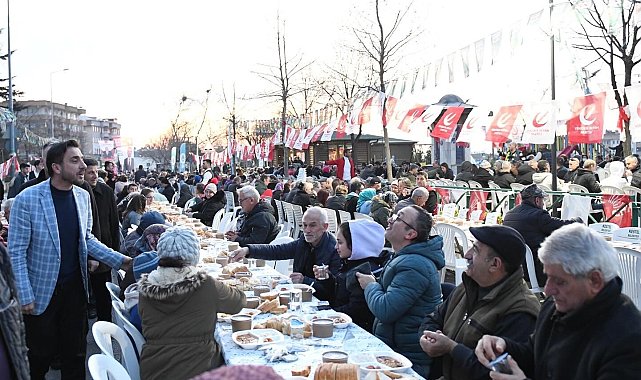 Kestel Belediyesi'nden 6 bin kişilik sokak iftarı