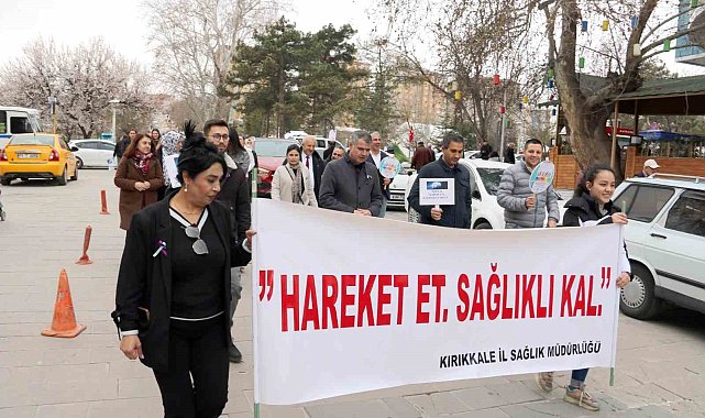 Kırıkkale'de bu iki hastalığa dikkat çekmek için yürüdüler
