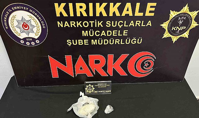 Kırıkkale'de uyuşturucu operasyonunda 1 tutuklama
