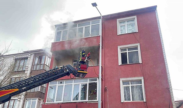 Kırklareli'de ev yangını