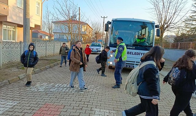 Kırklareli'de okul servisi denetimleri sıklaştırıldı