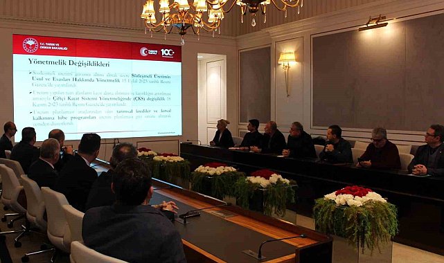 Kırklareli'nde Tarımsal Üretimin Planlanması Toplantısı yapıldı