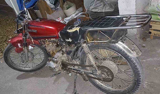 Konya'da çalınan motosiklet 2,5 yıl sonra bulundu