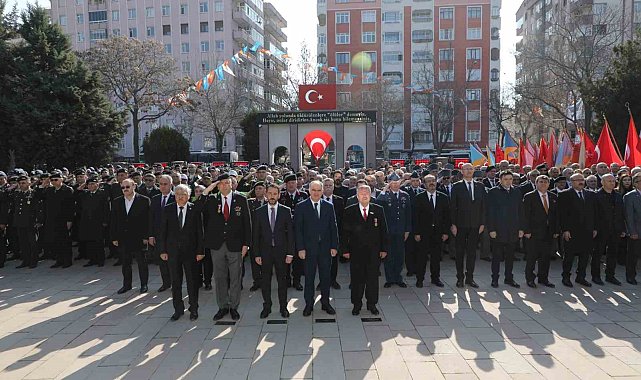 Konya'da Çanakkale Zaferi'nin 109. yıl dönümünde şehitler anıldı