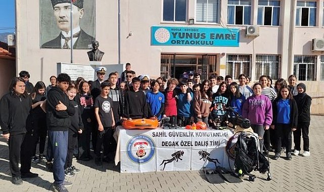 Köyceğiz'de öğrencilere denizcilik eğitimi verildi