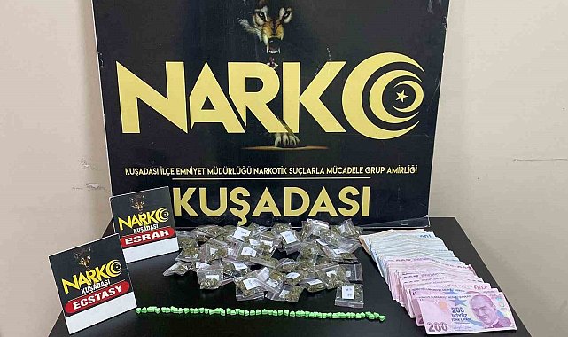 Kuşadası'nda uyuşturucu operasyonu
