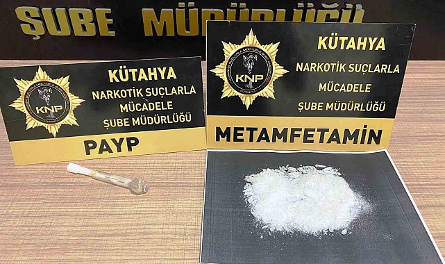 Kütahya'da durdurulan otobüsteki yolcu uyuşturucuyla yakalandı