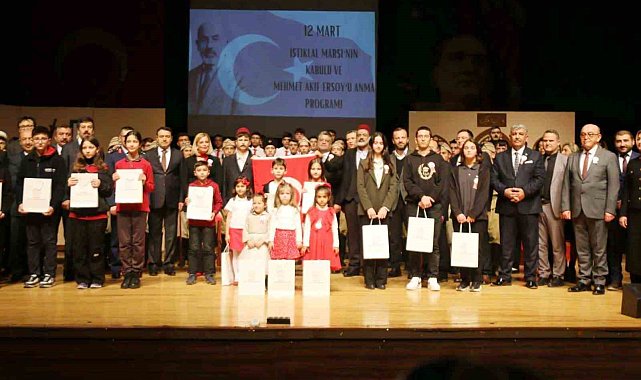 Kütahya'da İstiklal Marşının Kabulü ve Mehmet Akif Ersoy'u Anma Günü programı