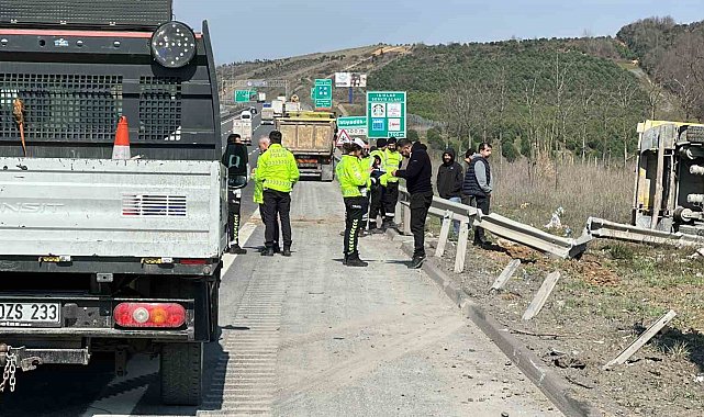 Kuzey Marmara Otoyolu'nda kaza: 1 yaralı