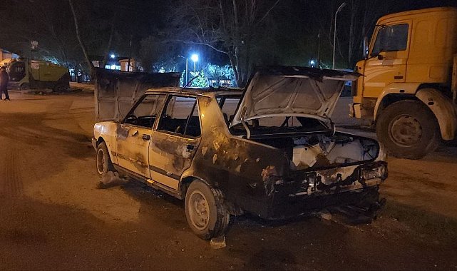 LPG dolumu esnasında alev alan araçtaki 3 kişi yaralandı