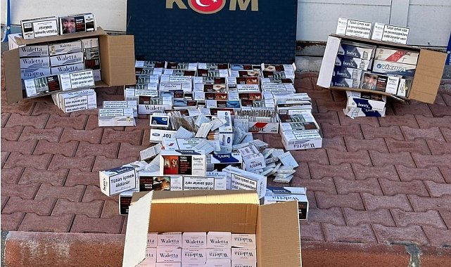 Malatya'da kaçak alkol ile makaron ele geçirildi