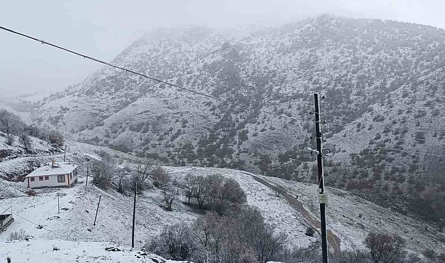 Malatya'da kar yağışı etkili oldu