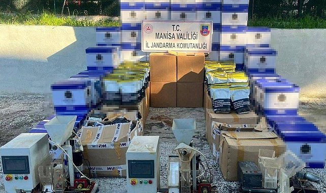 Manisa'da 1 milyon 200 bin lira değerinde kaçak tütün ele geçirildi