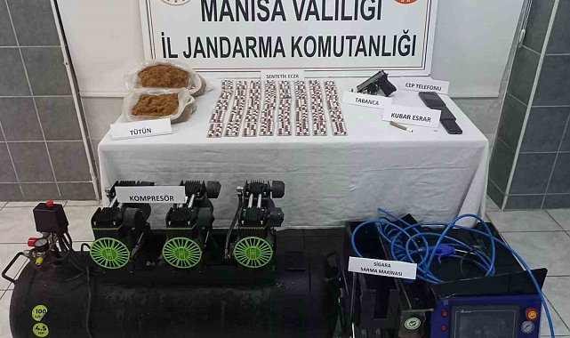 Manisa'da uyuşturucu operasyonu: 2 gözaltı