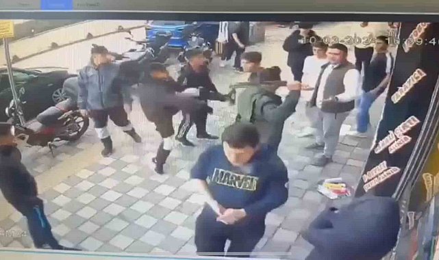 Manisa'daki palalı ve satırlı kavga kamerada
