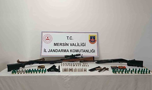 Mersin'de silah kaçakçılığı operasyonu: 1 gözaltı