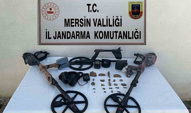 Mersin'de tarihi eser kaçakçılığı operasyonu: 5 gözaltı