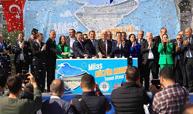 Milas Kültür Merkezinin temeli atıldı