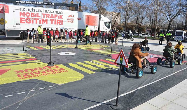Mobil Trafik Eğitim Tır'ı Salihli'de