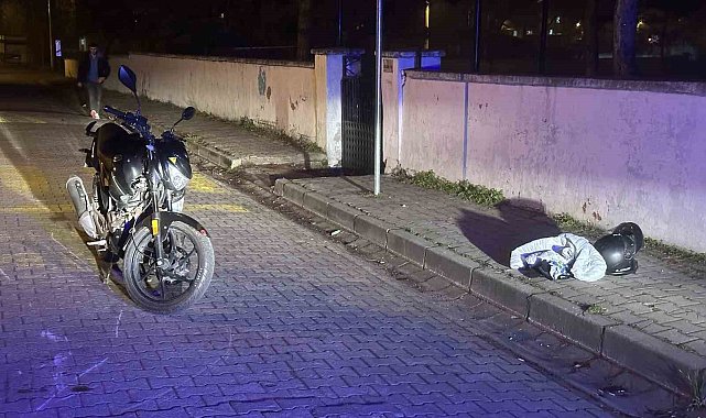 Motosiklet kazasında sürücü yaralandı