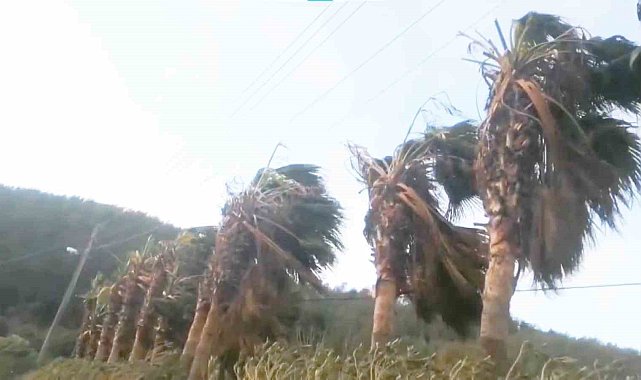 Muğla'ya şiddetli yağış sonrası fırtına uyarısı