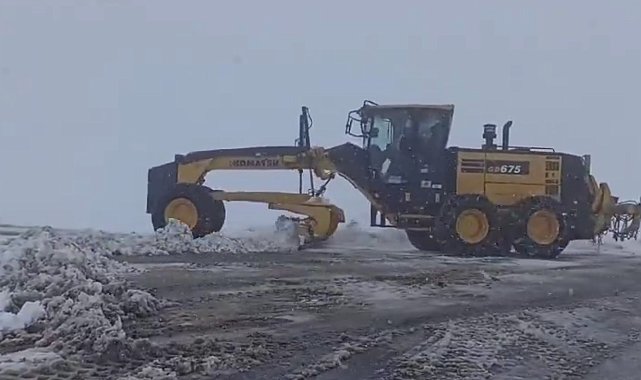 Muş'ta 28 köy yolu ulaşıma kapandı