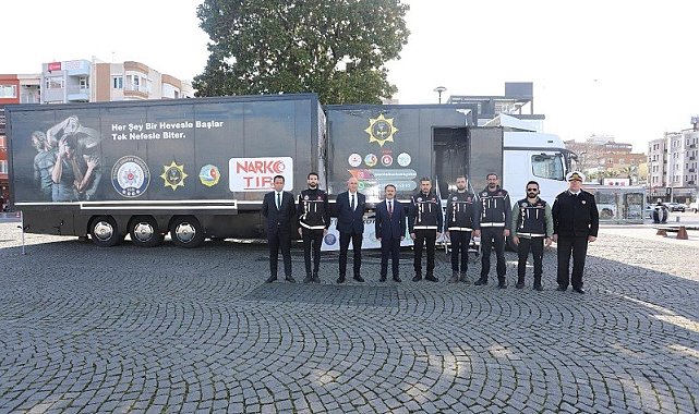 Narkotik Eğitim TIR'ı Çanakkale'de