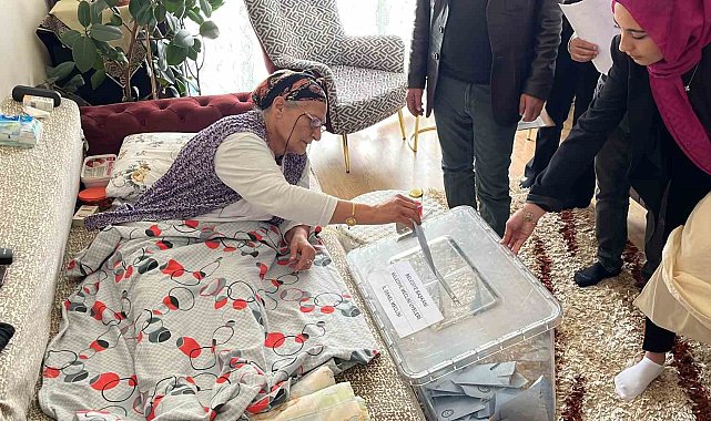 Niğde'de seyyar seçim sandığında 28 kişi oyunu kullanacak