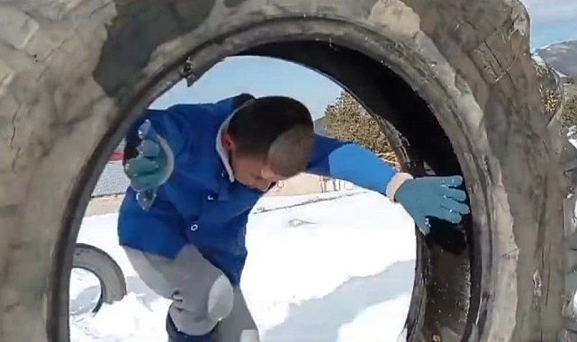 Öğrencilerin survivor parkuru