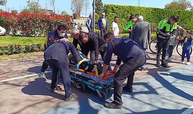 Ordu'da bisikletin çarptığı kadın yaralandı