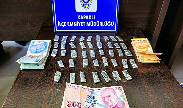 Ormanlık alanda uyuşturucu kavanozu ele geçirildi