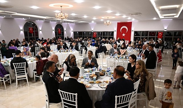 Osmaniye'de şehit aileleri ve gazilere iftar yemeği