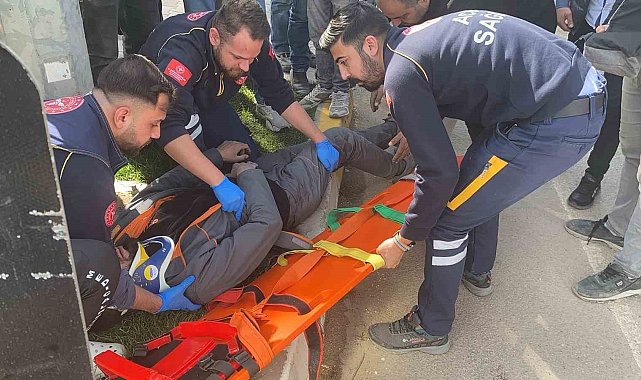 Otomobil ile motosiklet çarpıştı: 1 yaralı