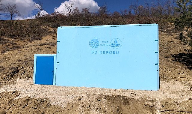Pamukova'da 2 içme suyu deposu yenilendi