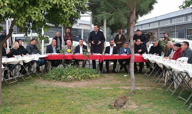 Pehlivan, AYMAS esnafı ile buluştu