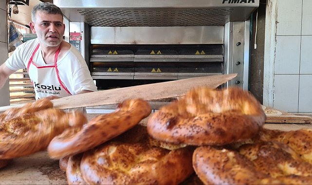 Ramazan ayının ilk pideleri tezgahta yerini aldı