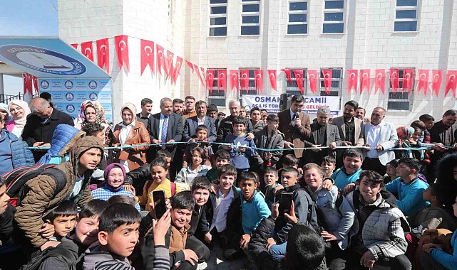 Şahinbey'de Osmangazi Camii hizmete açıldı