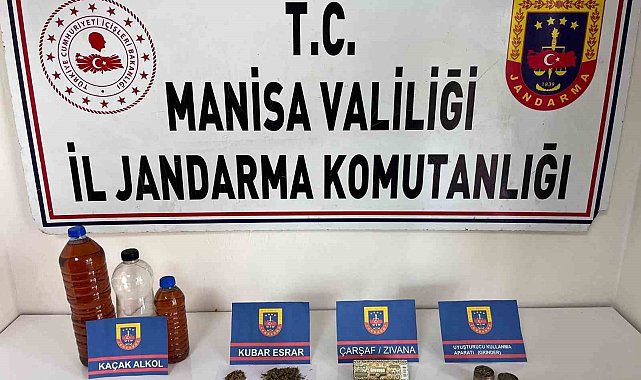 Salihli'de yol uygulamasında uyuşturucu ele geçirildi