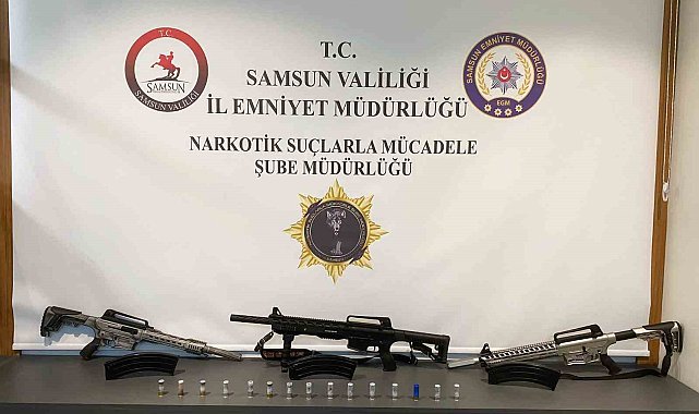 Samsun'da 3 kişi ruhsatsız tüfeklerle yakalandı