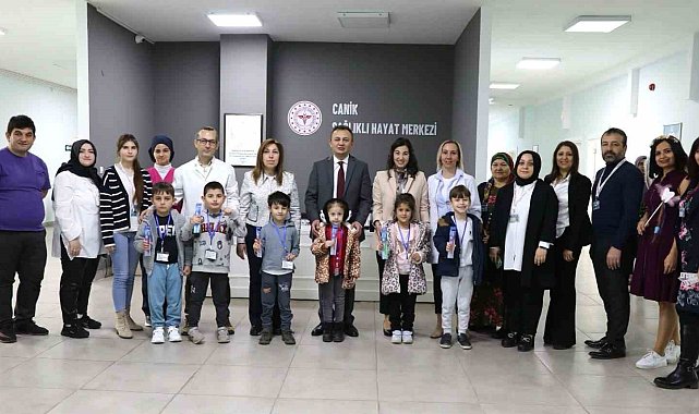 Samsun'da anaokullarında "Diş Sağlığına Yolculuk"