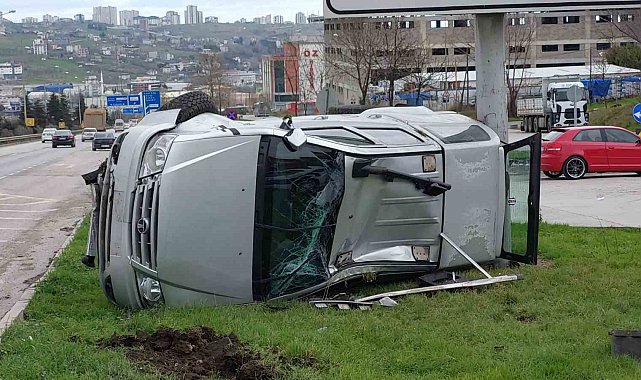 Samsun'da trafik kazası: 2 yaralı