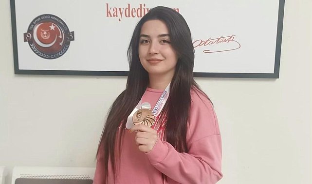Samsunlu sporcu Türkiye üçüncüsü oldu