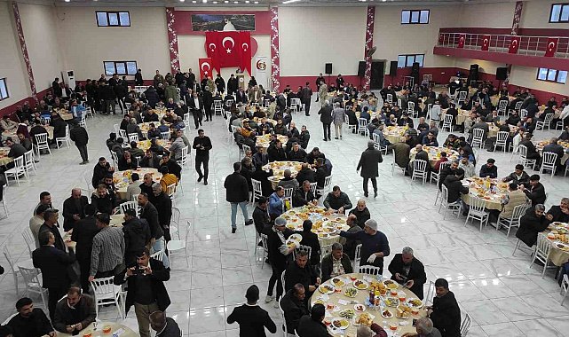 Sason'da güvenlik korucularına toplu iftar yemeği verildi