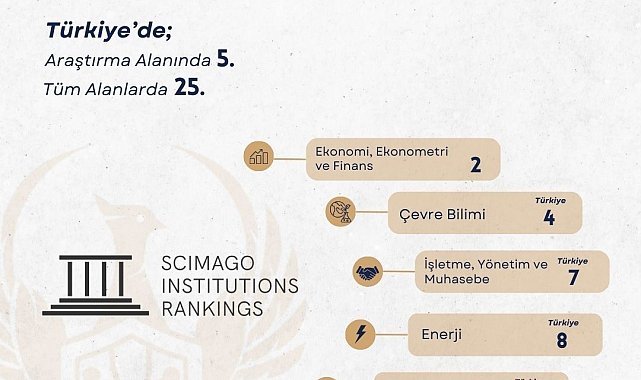 SCImago 2024 sonuçları açıklandı: İGÜ araştırma alanında ilk 5'te