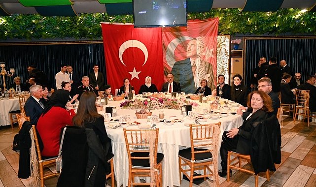 Şehit aileleri ve gaziler iftar programında buluştu