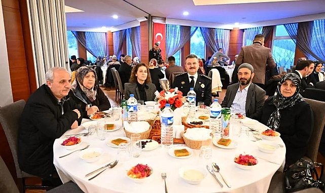 Şehit yakınları ve gaziler iftar sofrasında buluştu