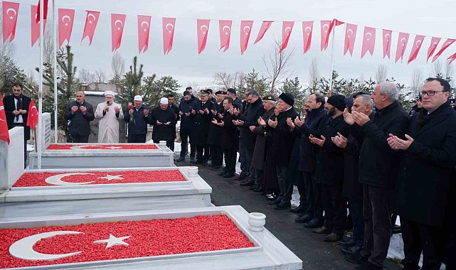 Şehitlerimiz Erzurum'da şükran ve rahmetle anıldı