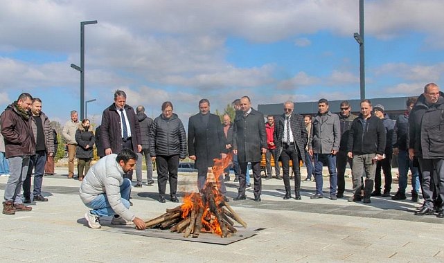 Şeyh Edebali Üniversitesi'nde görkemli ateş yakıldı