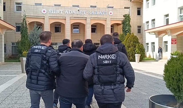 Siirt'te uyuşturucu operasyonunda 2 tutuklama